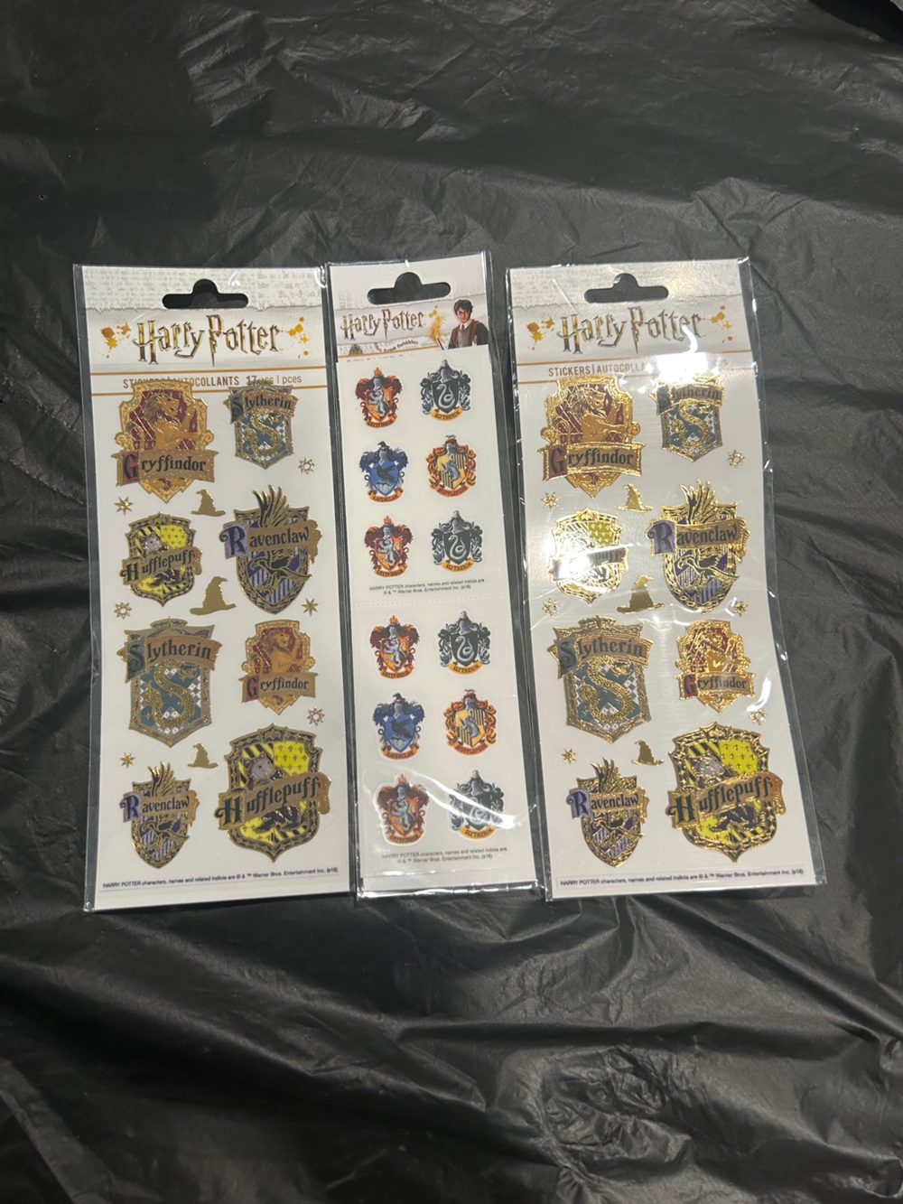 Harry Potter Gold House Crest Sticker Sheets - Multi-Color
